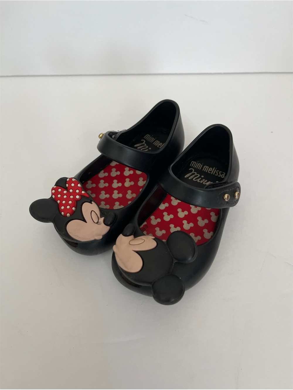 Mini Melissa Disney Mickey & Minnie Mouse Mary Jane’s Kids Size 5